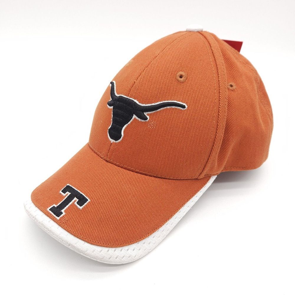 University of Texas Longhorns Strapback Dad Hat Ball Cap Twins Enterprise Orange